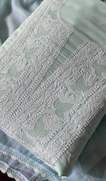 Load image into Gallery viewer, Women&#39;s Lakhnavi Handcrafted Cotton Chikankari Suit Material - HONC0291822
