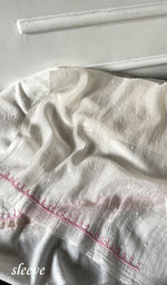 将图像加载到图库查看器中， Women's Lakhnavi Handcrafted Unstitchd Mul Chanderi Kurta And Dupatta Set - HONC0330021