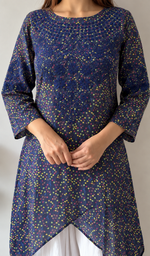 Cotton Chikankari Stitched Kurti HONC070219