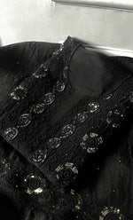 将图像加载到图库查看器中， Women's Lakhnavi Handcrafted Pure Organza Chikankari Unstitched Kurta And Dupatta Set- HONC0328889