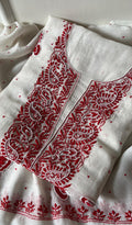 Titlee Women's Lakhnavi Handcrafted Mul Chanderi Kurta And Dupatta Set - HONC0282819