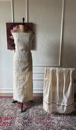 将图像加载到图库查看器中， Women's Lakhnavi Handcrafted Tissue Chanderi Unstitched Chikankari Kurta And Dupatta Set - HONC0347705