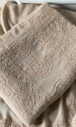Load image into Gallery viewer, Women's Lakhnavi Handcrafted Viscose Georgette Unstitched Chikankari Full Suit Material - HONC0319626