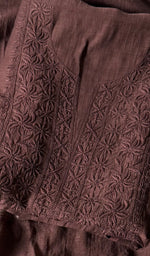 Load image into Gallery viewer, Women's Lakhnavi Handcrafted Mul Chanderi Unstitched Chikankari Full Suit - HONC0374166