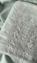 Load image into Gallery viewer, Women&#39;s Lakhnavi Handcrafted Mul Chanderi Kurta And Dupatta Set - HONC0254133
