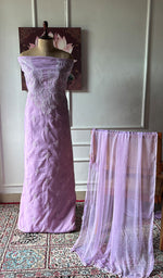 将图像加载到图库查看器中， Women's Lakhnavi Handcrafted Cotton Unstitched Chikankari Suit Material - HONC0374499