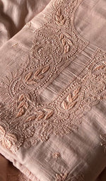 Load image into Gallery viewer, Women's Lakhnavi Handcrafted Cotton Unstitched Chikankari Suit Material - HONC0358192