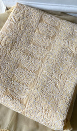 Load image into Gallery viewer, Women's Lakhnavi Handcrafted Cotton Unstitched Chikankari Suit Material - HONC0354998