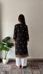 Women's Lakhnavi Handcrafted Cotton Chikankari Kurti - HONC04417