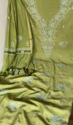 The bottom fabric laid out