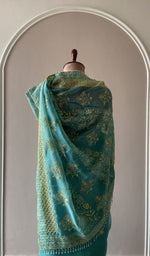 Saree on the mannequin, back view