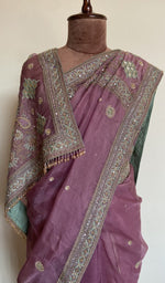 Saree on the mannequin, upper half