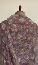 Saree on the mannequin, back view