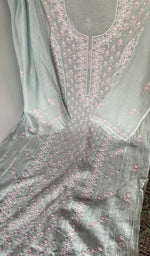 Beads, sequins and cutdana along the panel