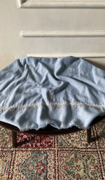 Load image into Gallery viewer, Chikankari across the body of the steel kurta piece