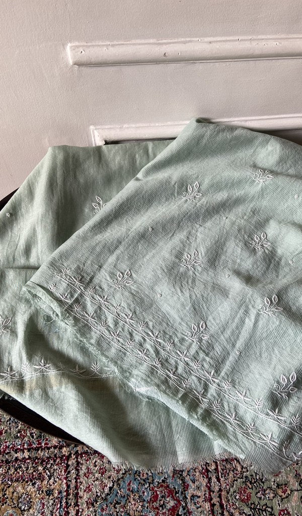 Kurta piece folded over the bottom