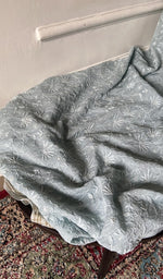 将图像加载到图库查看器中， Gala and front panel worked in do taar and teen taar chikankari