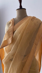 Border along the edge, do taar and teen taar chikankari along with allover