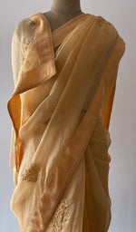Do taar and teen taar chikankari along with allover across the pallu