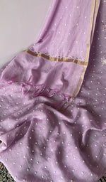 Gala and front placket, badla work and beadwork