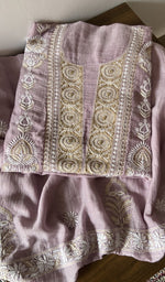 The folded set again, gala and placket in view