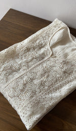 The folded set again, gala and placket in view
