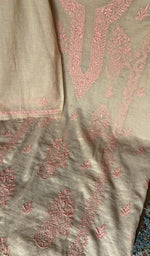 Kurta front laid out with the dupatta over it