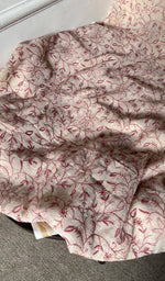 Gala and front placket, fine do taar and teen taar jaaldar chikankari with zari haat