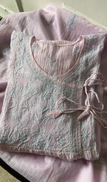 The folded set again, gala and placket in view