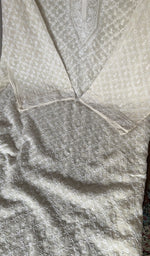 Close look at the ek and do taar chikankari on front and back of kurta