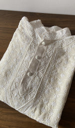 Back of the kurta piece