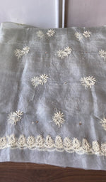 The ivory kurta, spread out flat
