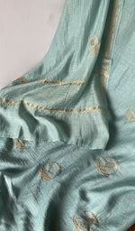 The bottom fabric laid out