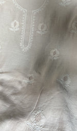 fine do taar and teen taar chikankari with haath ki jaali on across the body of the kurta