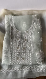 The folded set again, gala and placket in view