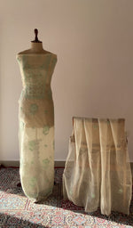 The set on the mannequin with its dupatta beside it