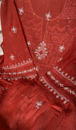 Load image into Gallery viewer, border and hem of the dupatta