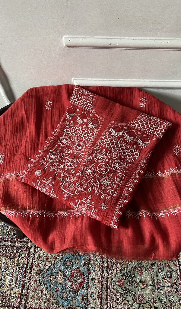 kurta folded, showing the yoke
