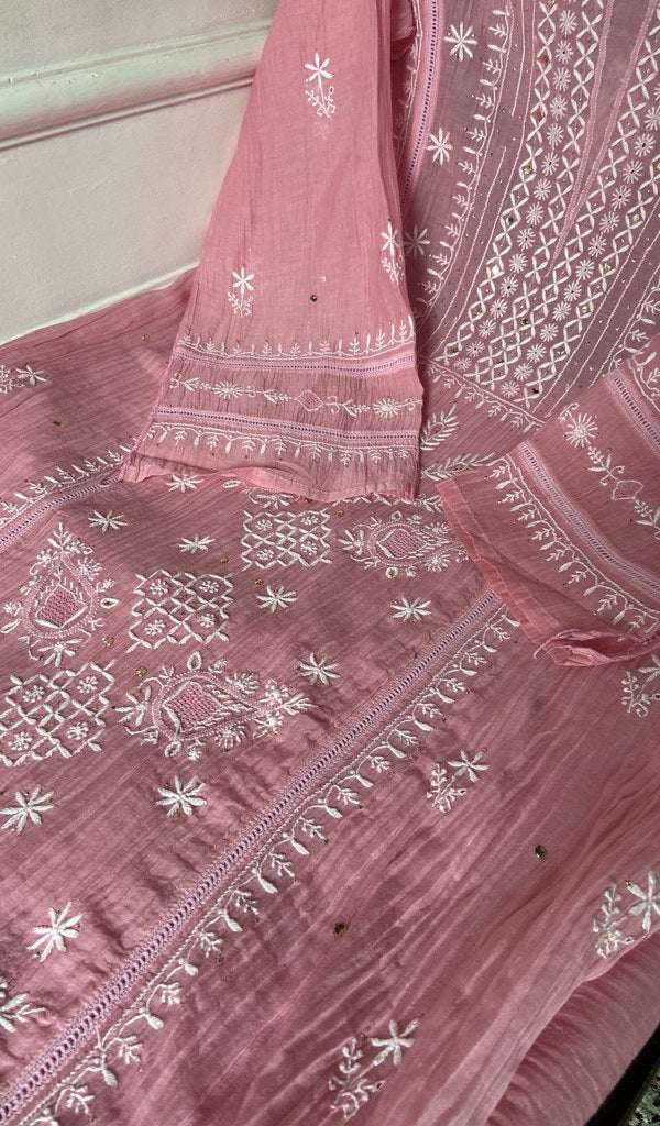 fine do and teen taar chikankari and haath ki jaali across the kurta