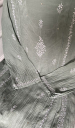 将图像加载到图库查看器中， Dupatta in pure mul chanderi