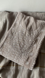 The folded set again, gala and placket in view