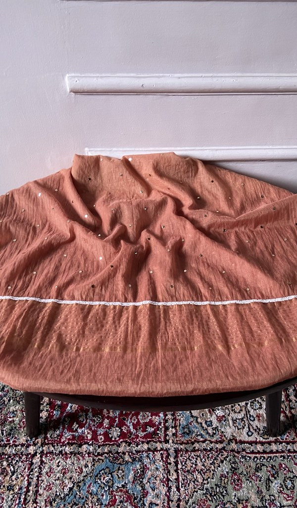 Kurta piece and dupatta laid out