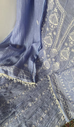 Beads, sequins and cutdana along the panel