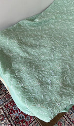 Load image into Gallery viewer, Gala worked in do taar and teen taar chikankari