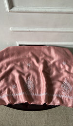 Gala and front placket, fine chikankari