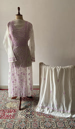 The set on the mannequin with its dupatta beside it