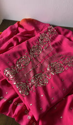 The folded set again, gala and placket in view