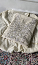 close up of the embellishment on the yoke