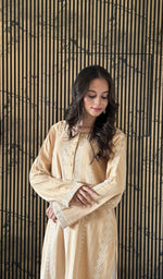 Chikankari work up close