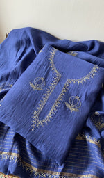The folded set again, gala and placket in view
